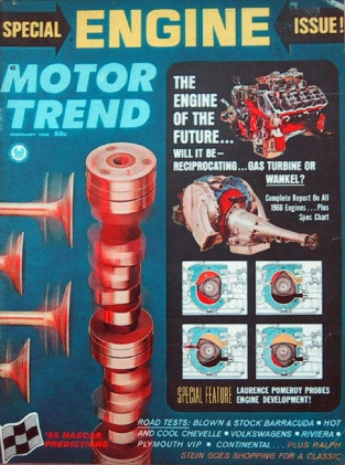 MOTOR TREND 1966 FEB - BUICK GS, SS396, VWs, VIP